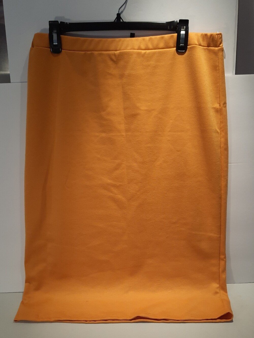 Women's Mustard Yellow Straight Pencil Skirt